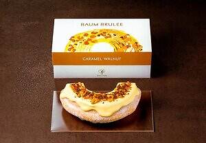 ねんりん家の大丸東京店限定バームクーヘン”くるみ×キャラメリゼ”をハーフサイズで｜写真1