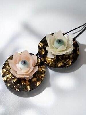 貴和製作所“フラワービーズ”煌めくピンクスニーカー＆クリスタルのリボンクリップ、ラフォーレ原宿で｜写真7