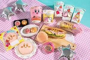 ファミリーマート「星のカービィ」大好物りんごの“しゅわもこ”ゼリードリンク＆角切りりんご蒸しパン｜写真1