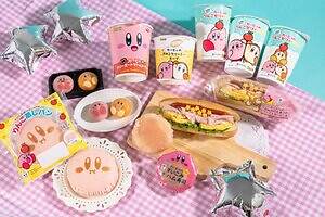 ファミリーマート「星のカービィ」大好物りんごの“しゅわもこ”ゼリードリンク＆角切りりんご蒸しパン