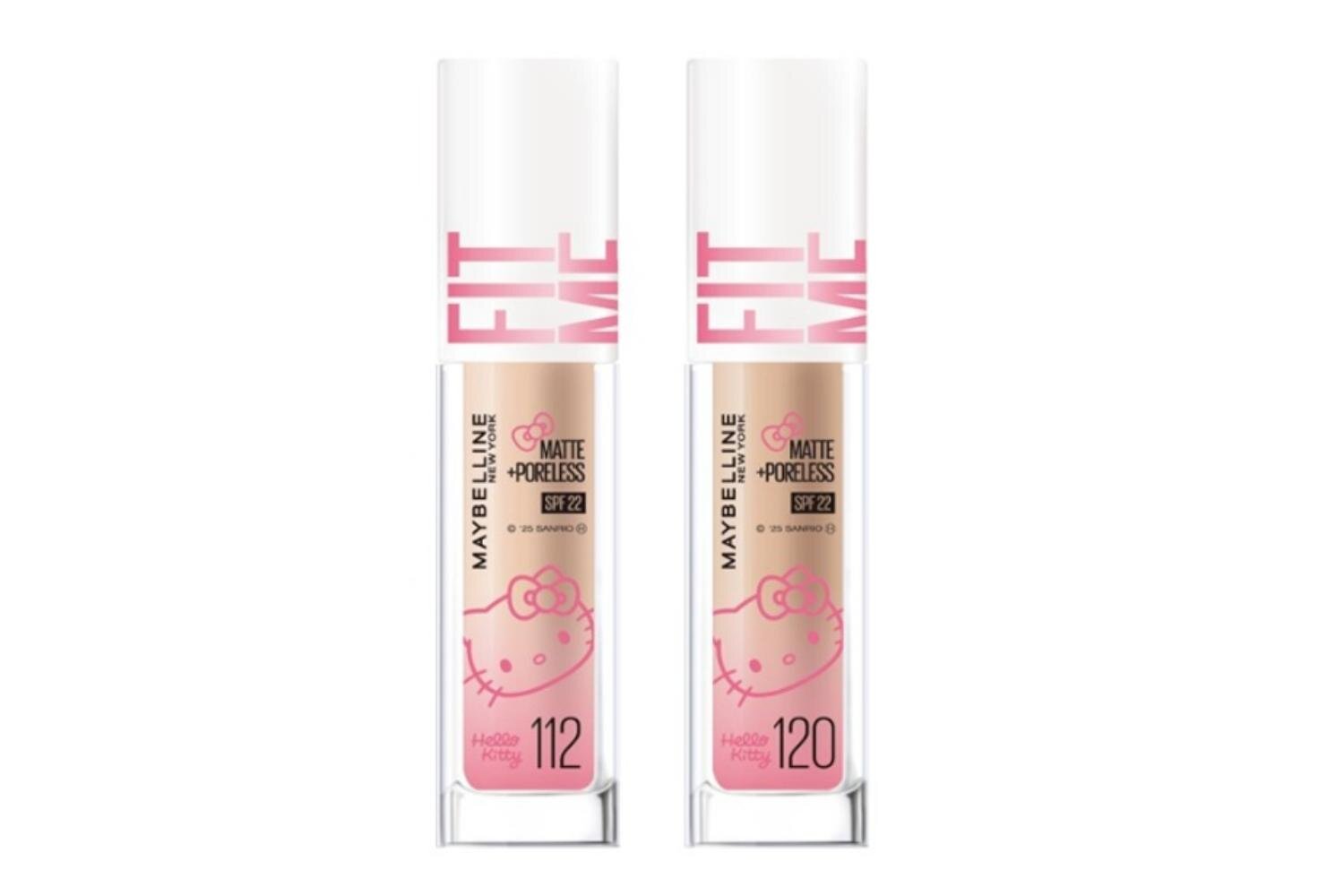 メイベリン×サンリオ「ハローキティ」25年冬コスメ、“ピンクリボン”描いたマスカラやリップ