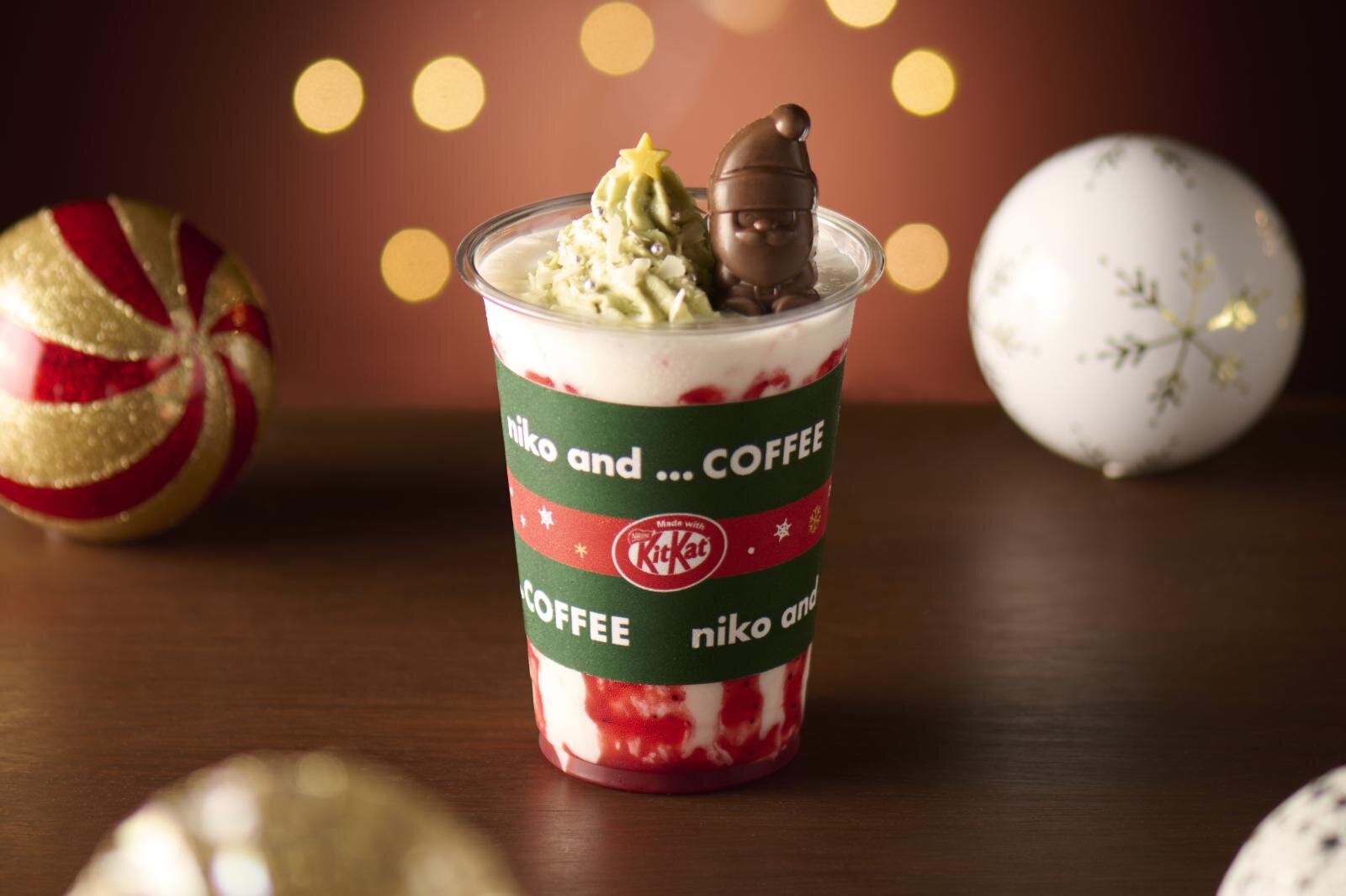 “サンタ型キットカット”「ホリデイサンタ」ハートオーナメント缶＆パーティーボックス、クリスマス限定で