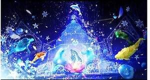 横浜・八景島シーパラダイスのクリスマス、イルカショーと連動するイルミネーションツリー｜写真6