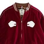 メゾン ミハラヤスヒロ×GDC、“赤い8芒星”刺繍のスニーカー＆熊と鷹のサテンブルゾン｜写真19