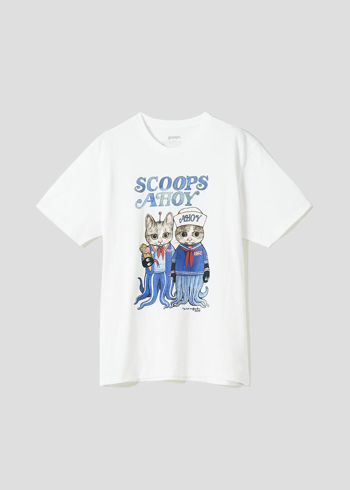 SCOOPS AHOY drawn by ヒグチユウコ Tシャツ 3,500円