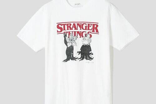 グラニフ×「ストレンジャー・シングス」ヒグチユウコ描き下ろしの“デモゴルゴン”Tシャツなど