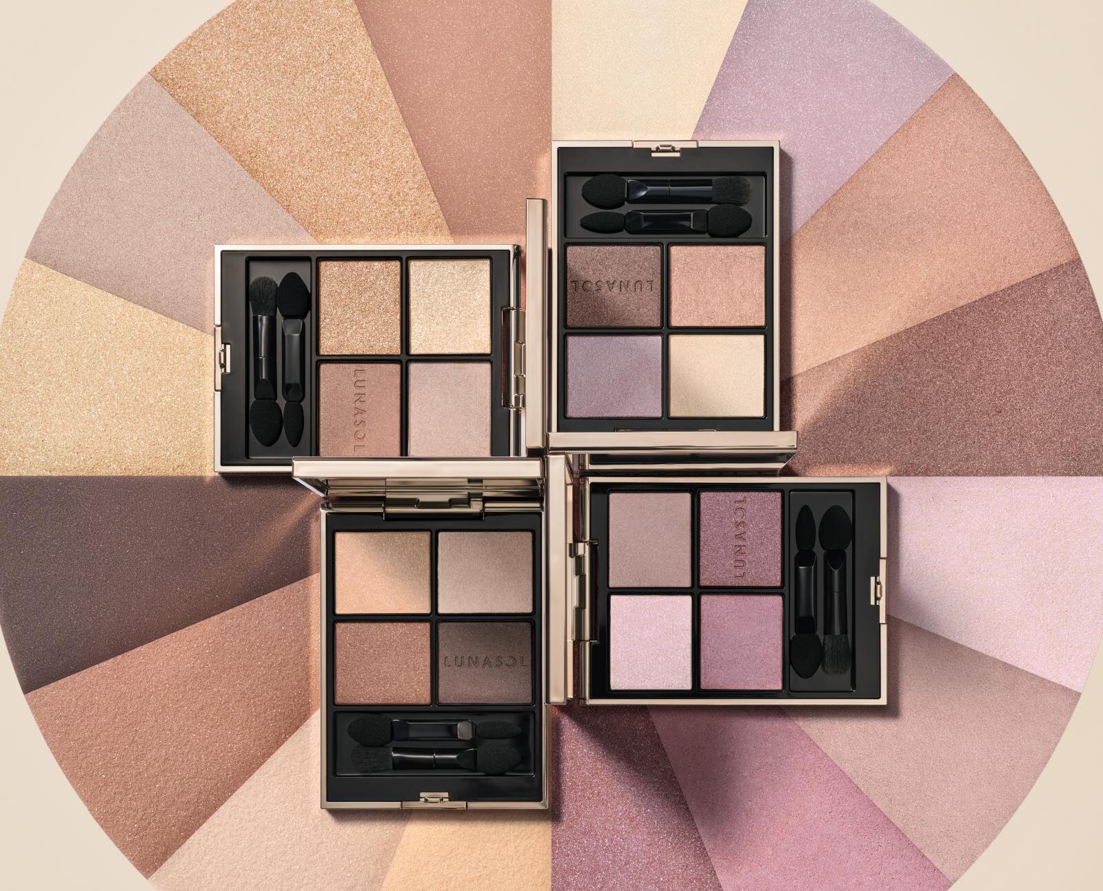 ルナソル2026年春コスメ、“ベージュ主役”新ベーシックアイパレ＆春風パウダーチーク