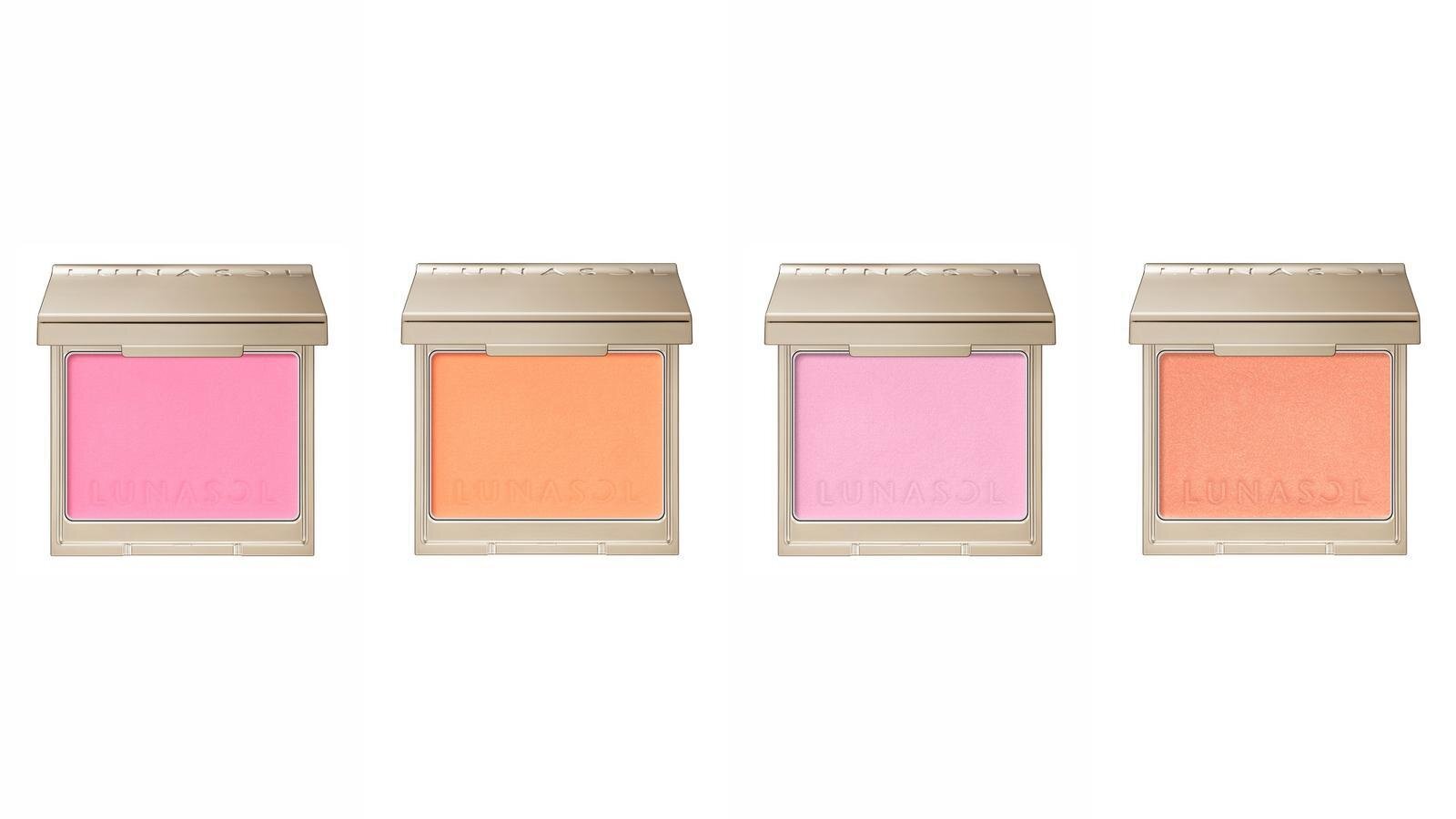 左から)ルナソル カラーリングブリーズ 01、02、03、04 各3,300円/セット価格 4,840円＜新製品＞