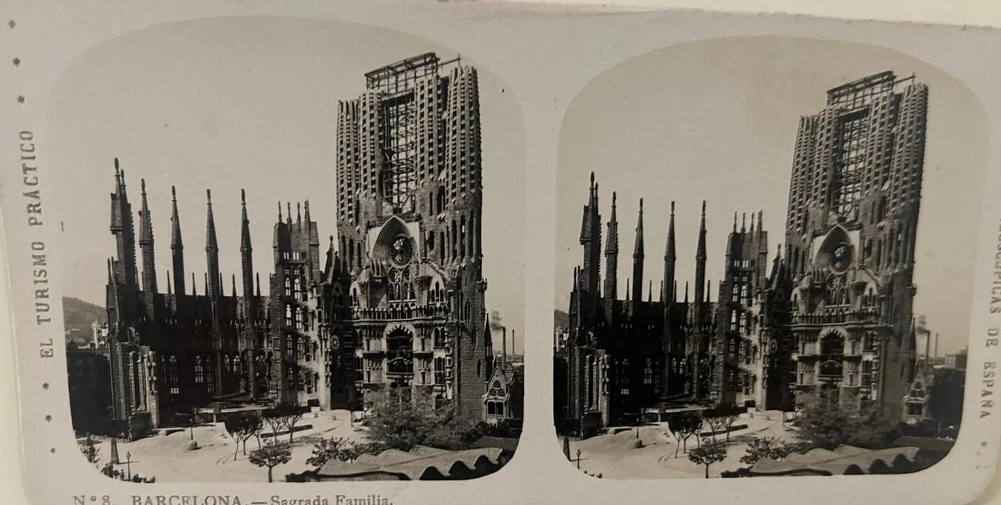 サグラダ・ファミリア3Dメガネ 1889年/サグラダ・ファミリア/バルセロナガウディ財団より貸与/オリジナル