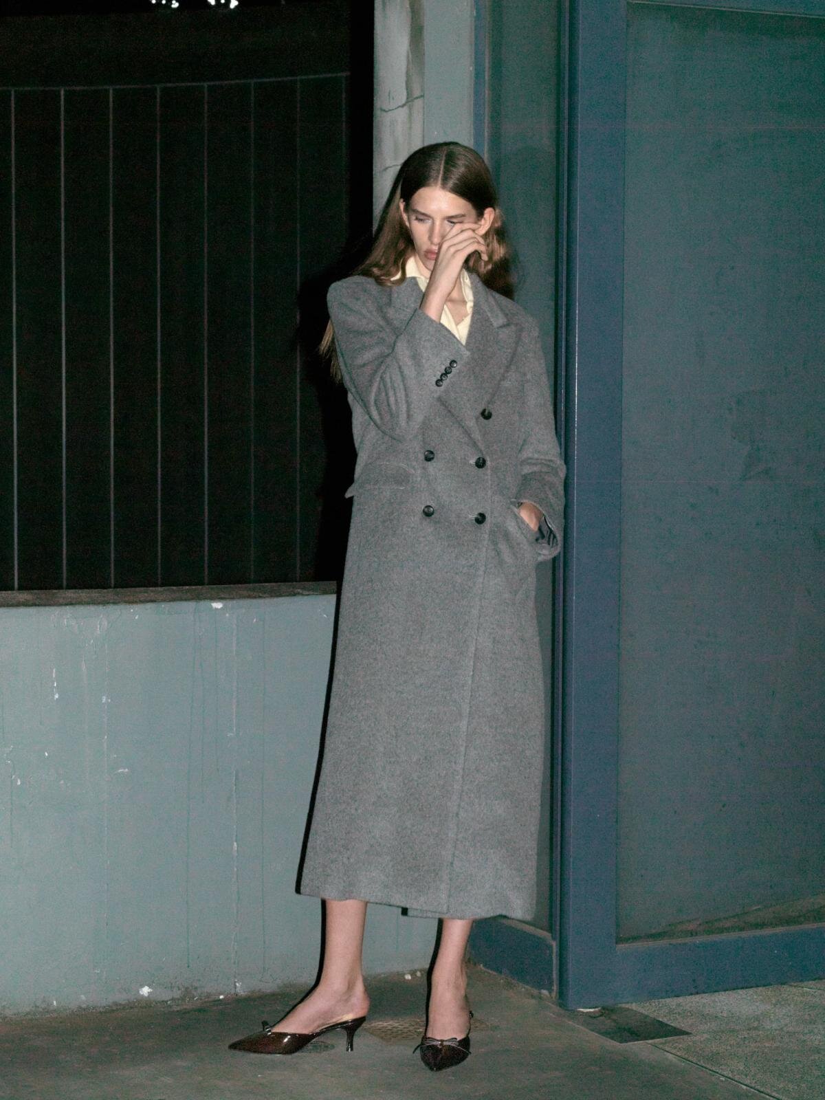 HQLチェスターロングコート 49,500円