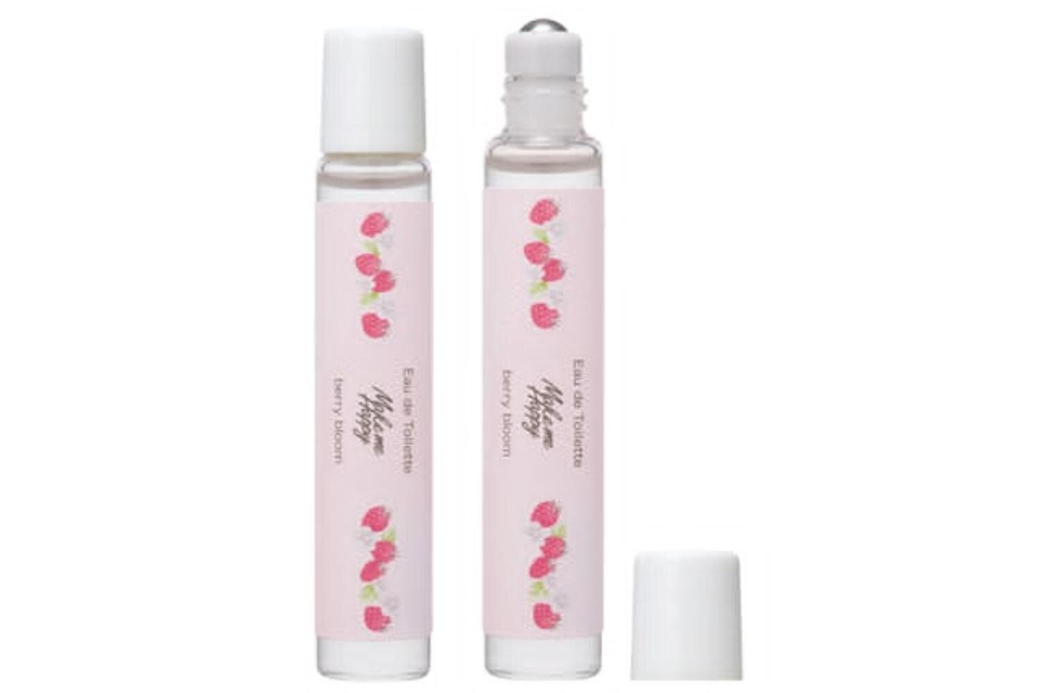 キャンメイク25年冬フレグランス、”苺やカシス”香るベリーフローラルのロールオン香水