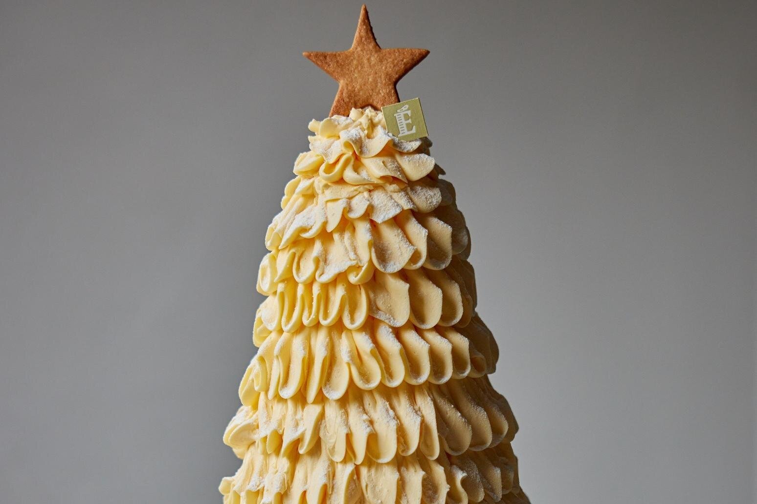 丸の内「エシレ・メゾン デュ ブール」“もみの木”着想クリスマスケーキ、たっぷり3種のバタークリーム