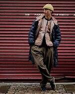 タイオン×ユニバーサルワークスのダウンウェア、ウールツイード風リバーシブルコートやジャケット｜写真5