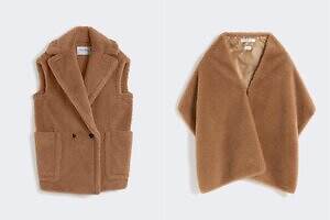 マックスマーラ“ふんわり”テディベア素材のストール、キャメルのアイコンコートが表参道の限定ストアに