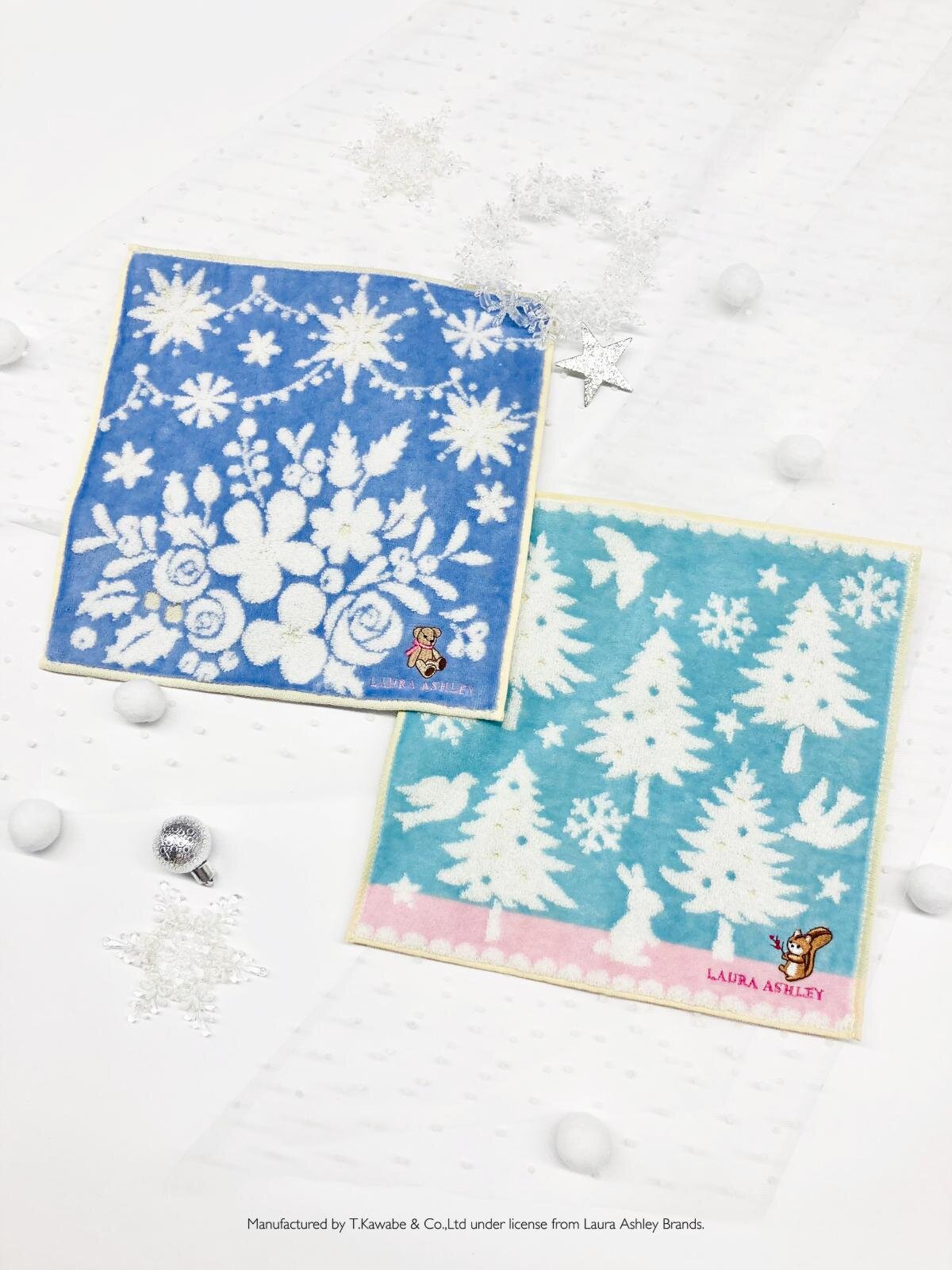 ローラ アシュレイ タオルハンカチ 各660円