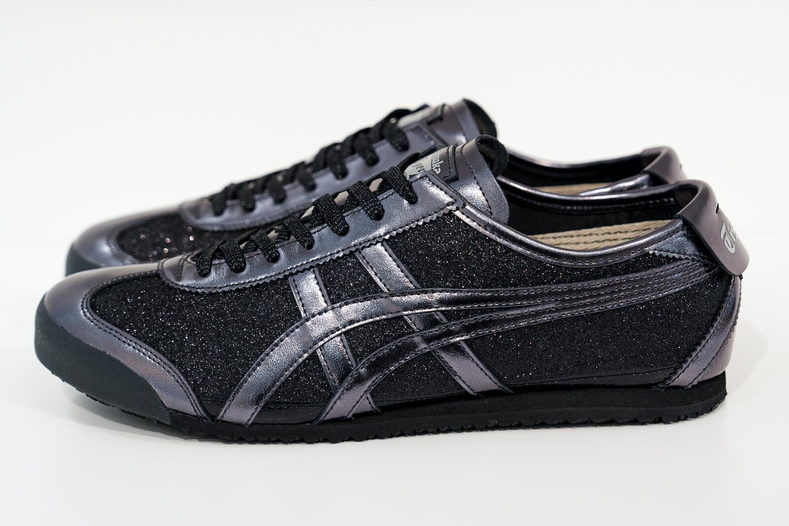 オニツカタイガー“星空の煌めき”グリッタースニーカー「メキシコ」＆パンプス