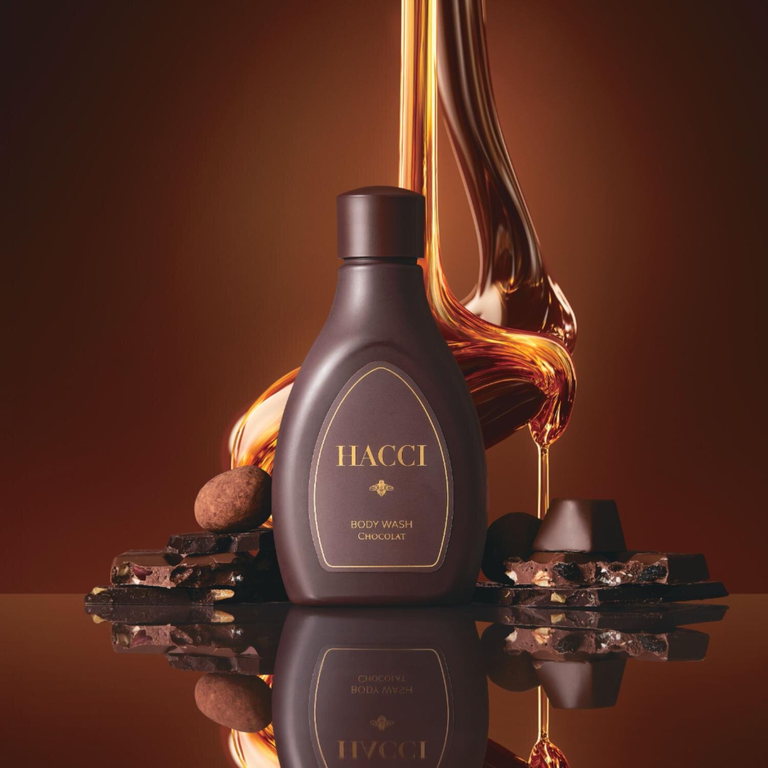 HACCI“まるでチョコソース”「ビターショコラの香り」ボディウォッシュ、26年バレンタイン限定で