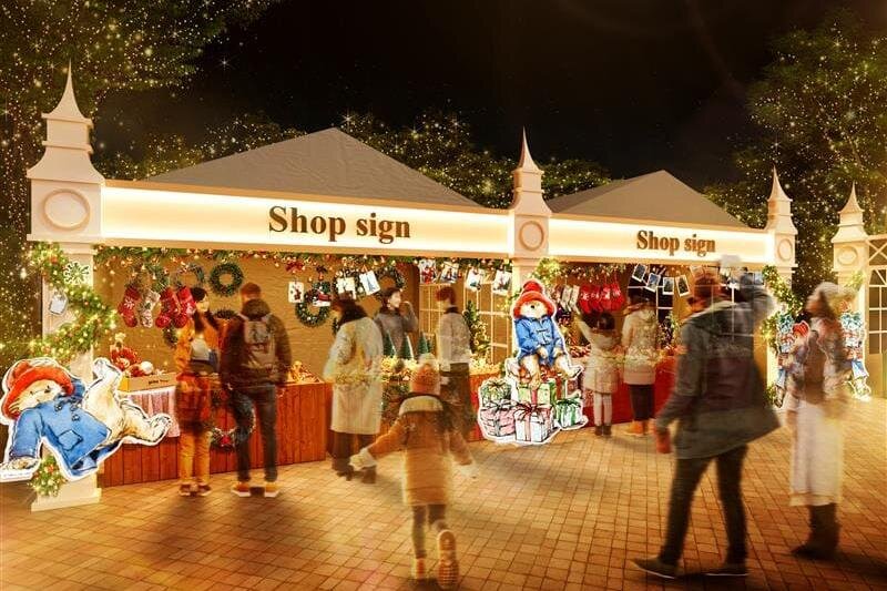 「パディントンの日本橋大冒険」クリスマスマーケットやイルミネーションきらめくスケートリンクも