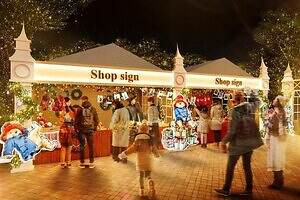 「パディントンの日本橋大冒険」クリスマスマーケットやイルミネーションきらめくスケートリンクも