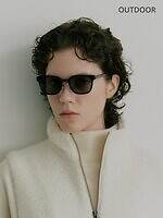 Zoff×マルゥ ユナイテッドアローズ、細めメタルフレームのメガネ＆淡いカラーサングラス｜写真8