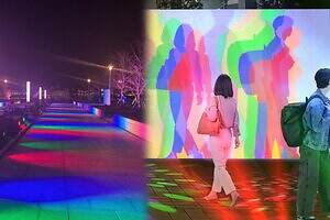 西新宿の冬イルミネーション、東京都庁周辺に光のアート「シンジュクネオンウォーク」