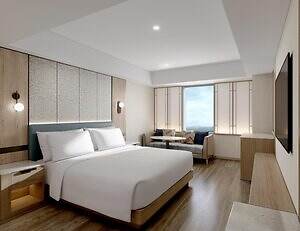 「神戸マリオットホテル」JR神戸駅直結のウォーターフロントに開業、マリンブルー基調とした全186室｜写真3