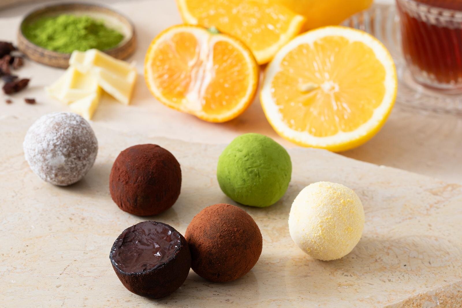 トリュフ｜ダリケー2026年バレンタインチョコ、蜜漬け”とろける”オランジェットや”柑橘×茶”のトリュフチョコ