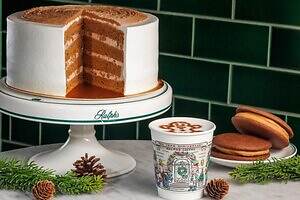 ラルフズ コーヒー、クリスマス限定ジンジャーブレッドラテ＆紅茶香る"マロン尽くし”ケーキ