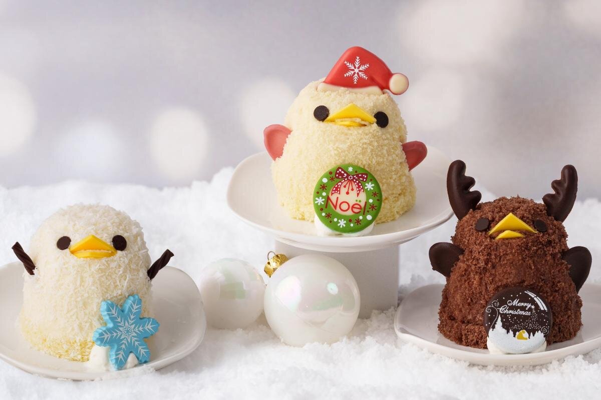 「クリスマスぴよりん」“メープル香る”サンタぴよりん、ホワイトチョコの雪だるま＆チョコ尽くしトナカイ