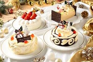 コロンバン25年クリスマス、たっぷりバタークリームケーキ＆"飴細工のティアラ”輝くプリンセスケーキ