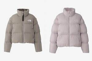ザ・ノース・フェイスのウィメンズダウンジャケット、ギャザーを寄せた「ヌプシ」や変形キルティング