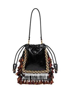 エトロの25年クリスマス、ビーズ＆フリンジ揺れるバッグやペイズリー柄ベルベットドレス｜写真1