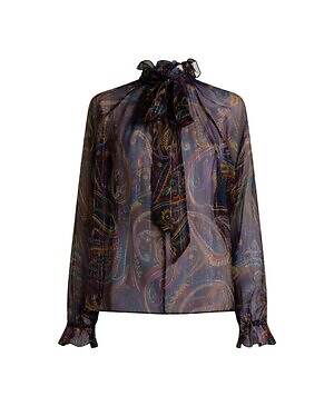 エトロの25年クリスマス、ビーズ＆フリンジ揺れるバッグやペイズリー柄ベルベットドレス｜写真13