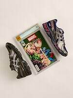 Kith×マーベル×カプコンとアシックスのスニーカー、アイアンマンやロックマン着想の配色で｜写真3