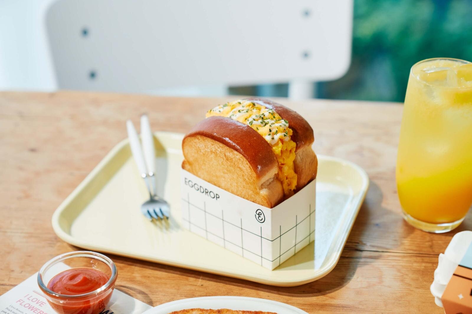 韓国発卵サンド「エッグドロップ」青山に日本初上陸、ふんわりスクランブルエッグ×ブリオッシュのサンド｜写真3