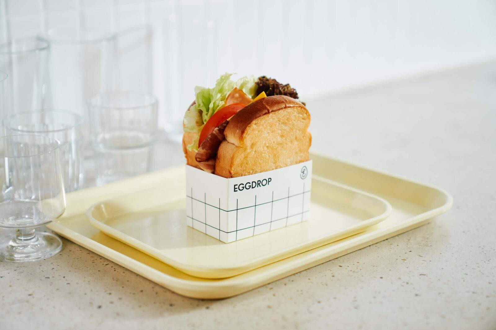 韓国発卵サンド「エッグドロップ」青山に日本初上陸、ふんわりスクランブルエッグ×ブリオッシュのサンド｜写真5