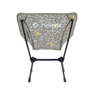 ボット×ヘリノックスのアウトドアチェア、オリジナルカモ柄にリフレクターロゴ入り｜写真2