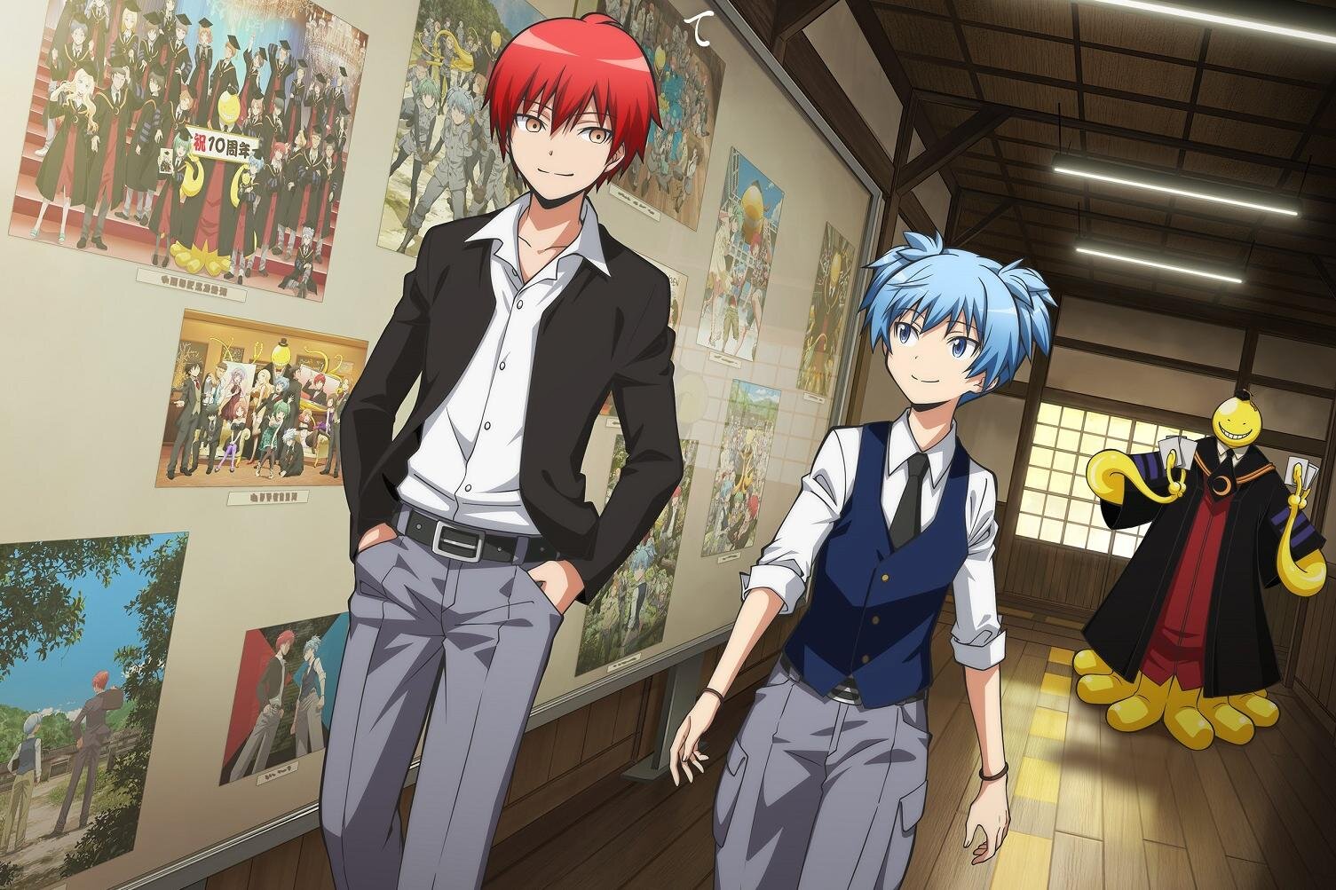 『劇場版「暗殺教室」みんなの時間』アニメ放送10周年記念の新作映画、殺せんせーと生徒たちの暗殺バトル