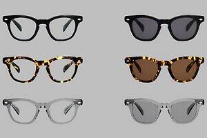 ハイク×E5 アイヴァンのサングラス＆メガネ、60年代米軍ミリタリー着想のアセテートフレーム