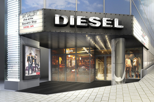 ディーゼル 渋谷に世界初の大型コンセプトストアをオープン カフェ ギャラリースペース併設 ファッションプレス
