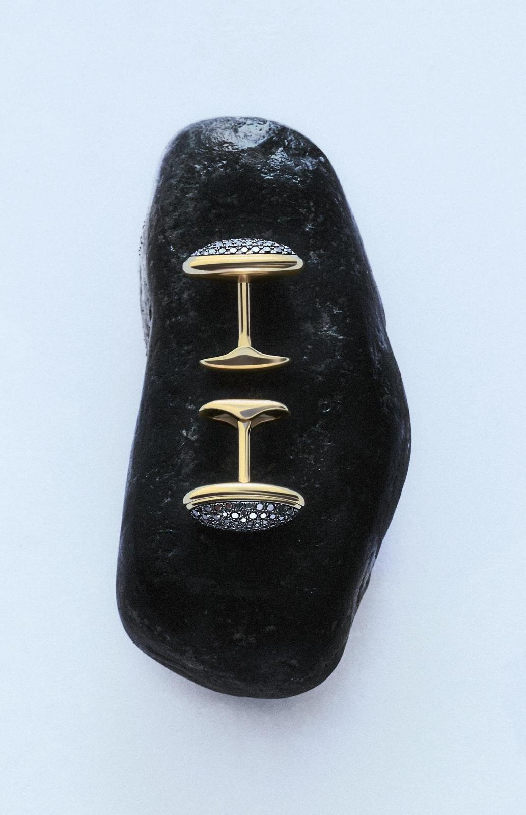 ジョルジオ アルマーニ初のメンズファインジュエリー、ブラックダイヤの“火山島”着想ネックレス＆リング｜写真6