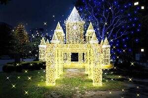 広島の冬イルミネーション「ひろしまドリミネーション2025」“光の城”や街路樹ライトアップ