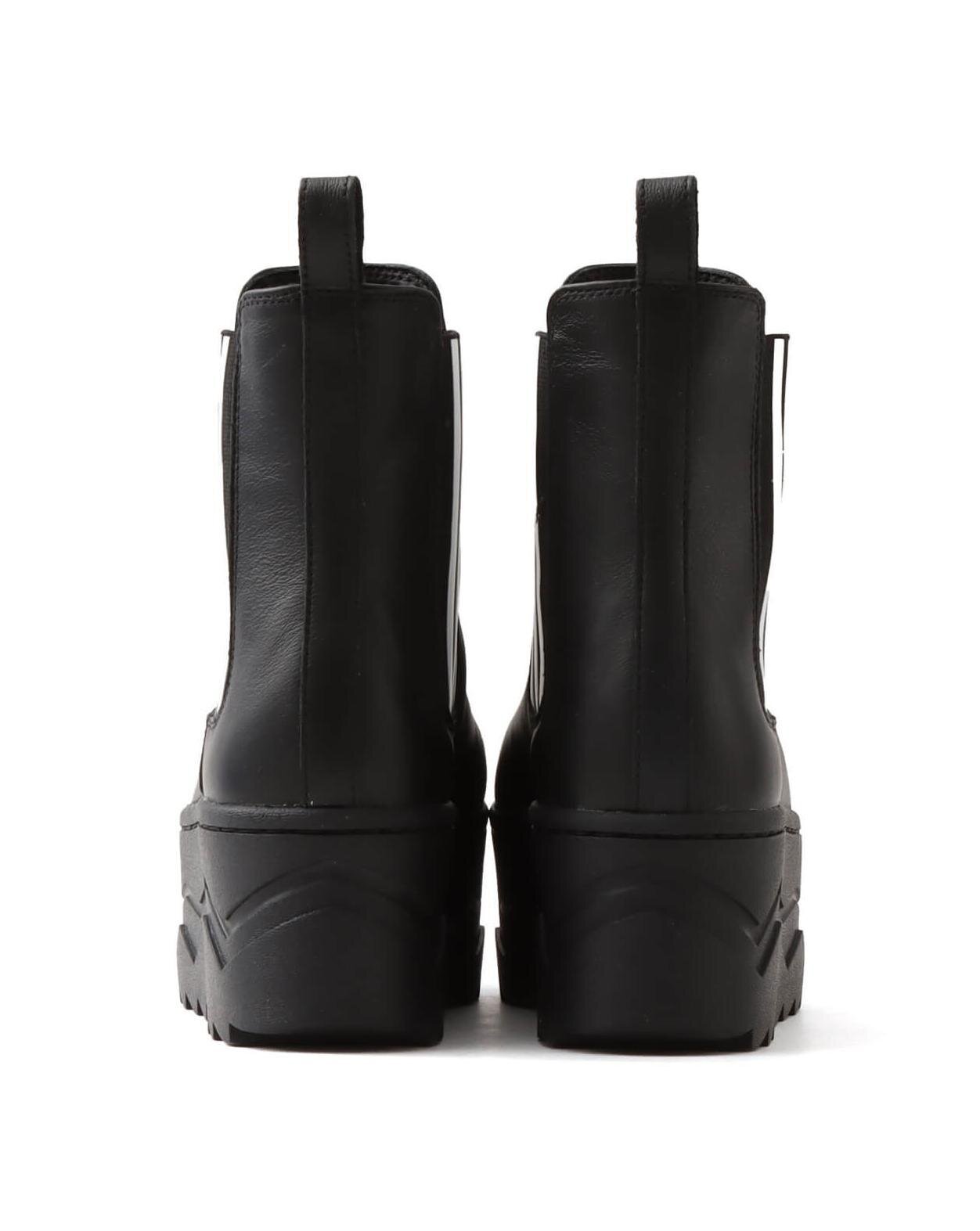 アディダス オリジナルス×アトモス ピンク「スーパースター」厚底ブーツ、レザーアッパーで｜写真5