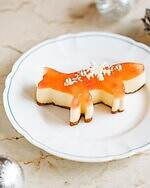 カフェ キツネ冬限定メニュー、“キツネ型”アップルハニーケーキ＆キャラメルヘーゼルナッツラテなど｜写真2