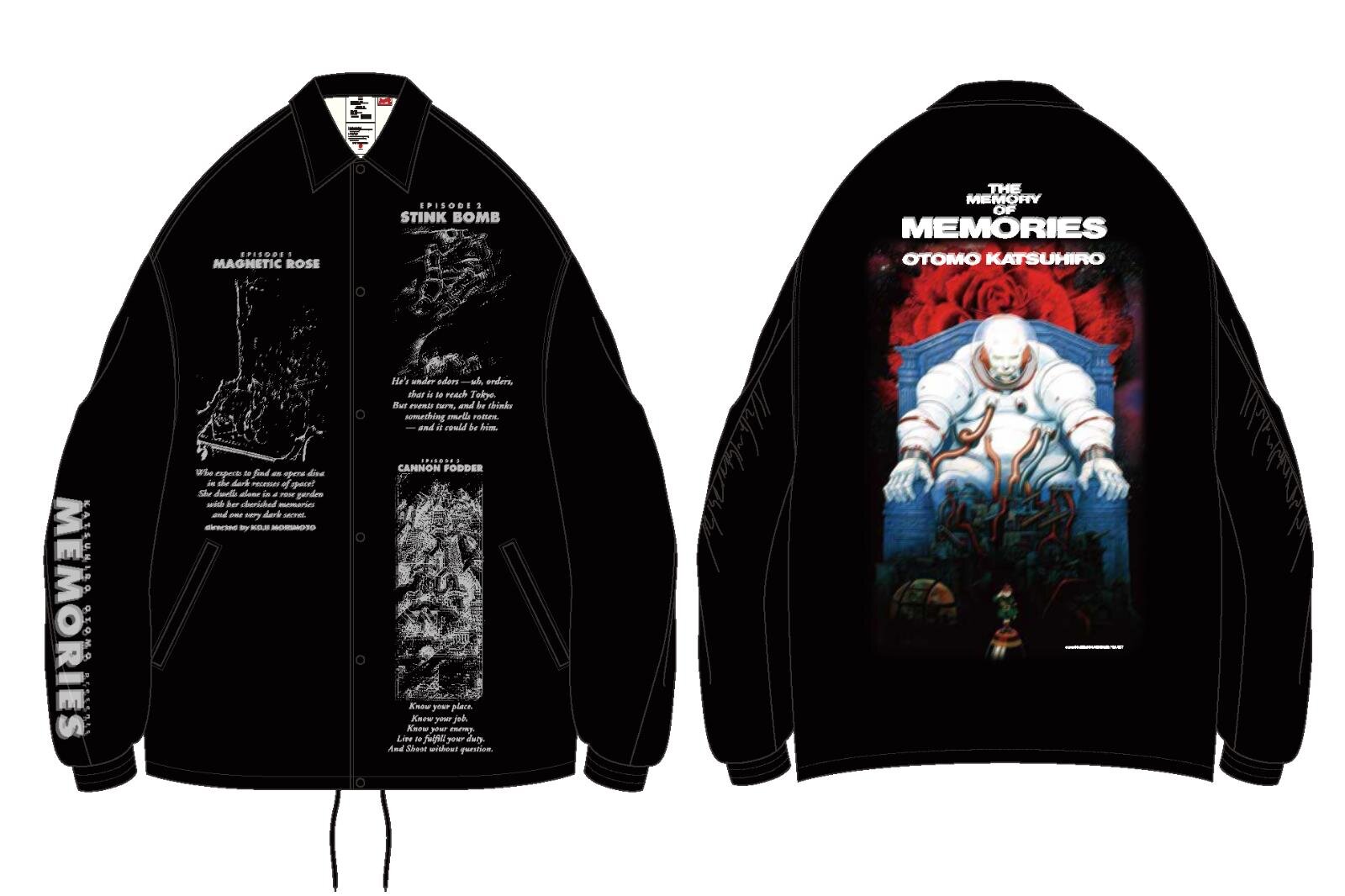 セヴシグ×大友克洋の映画『MEMORIES』ホログラムのコーチジャケットや“赤いバラ”Tシャツ