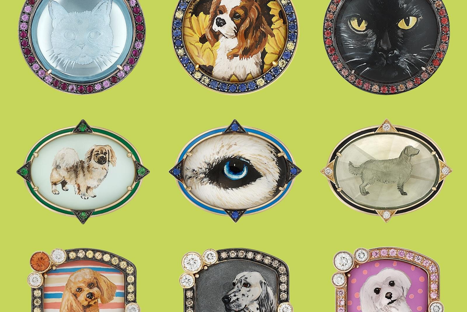 “愛犬・愛猫がジュエリーに”フランチェスカ ヴィラの1点物リング＆ネックレス、渋谷シハラ ラボで