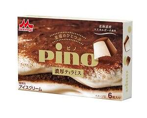 「ピノ 濃厚ティラミス」濃厚マスカルポーネチーズのねっとりアイスクリーム×コーヒーチョコ｜写真1