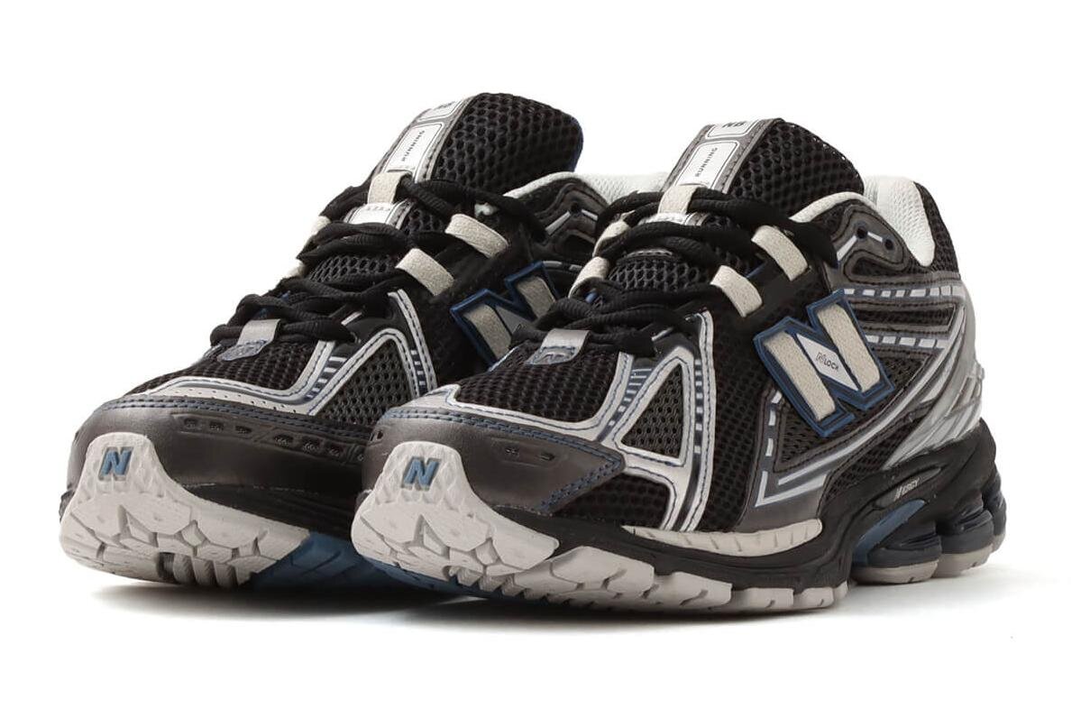 ニューバランスのアトモス限定「1906」スニーカー、“夜と月”表現したブラック×シルバーカラーで