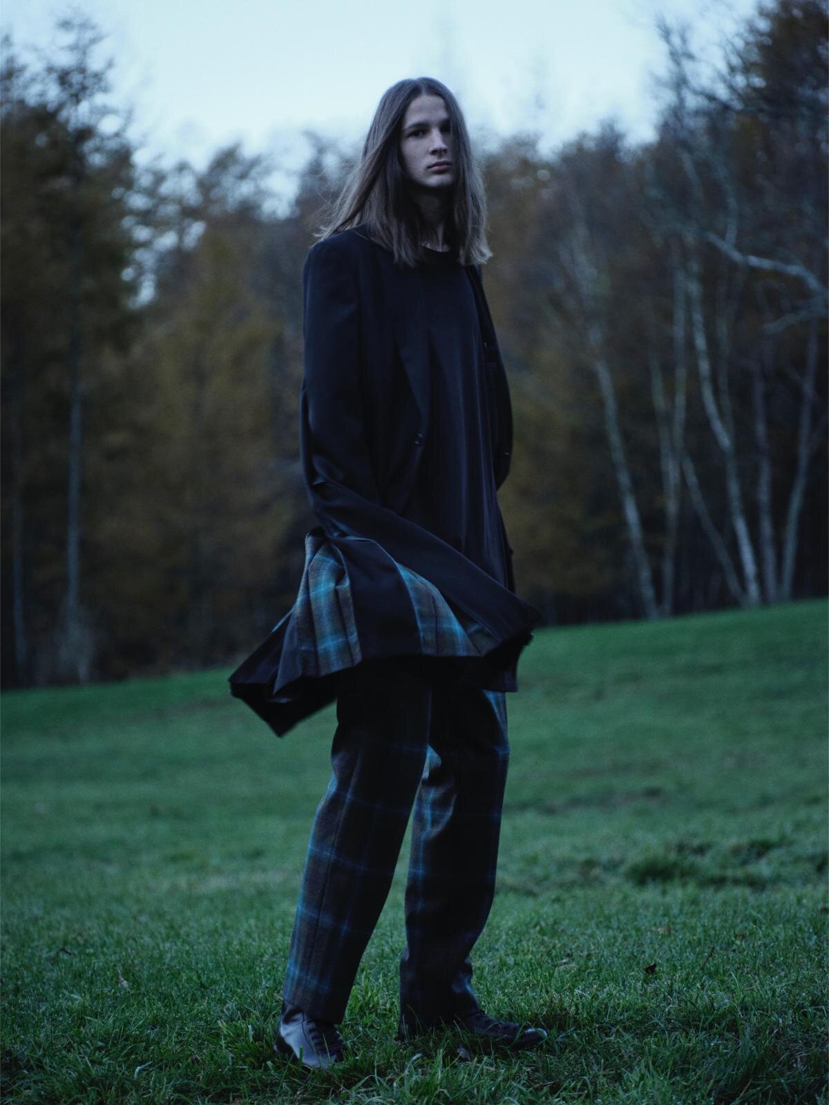 ヨウジヤマモト×ペンドルトン、チェック柄プリーツジャケット＆“まるでブランケット”アウター｜写真17