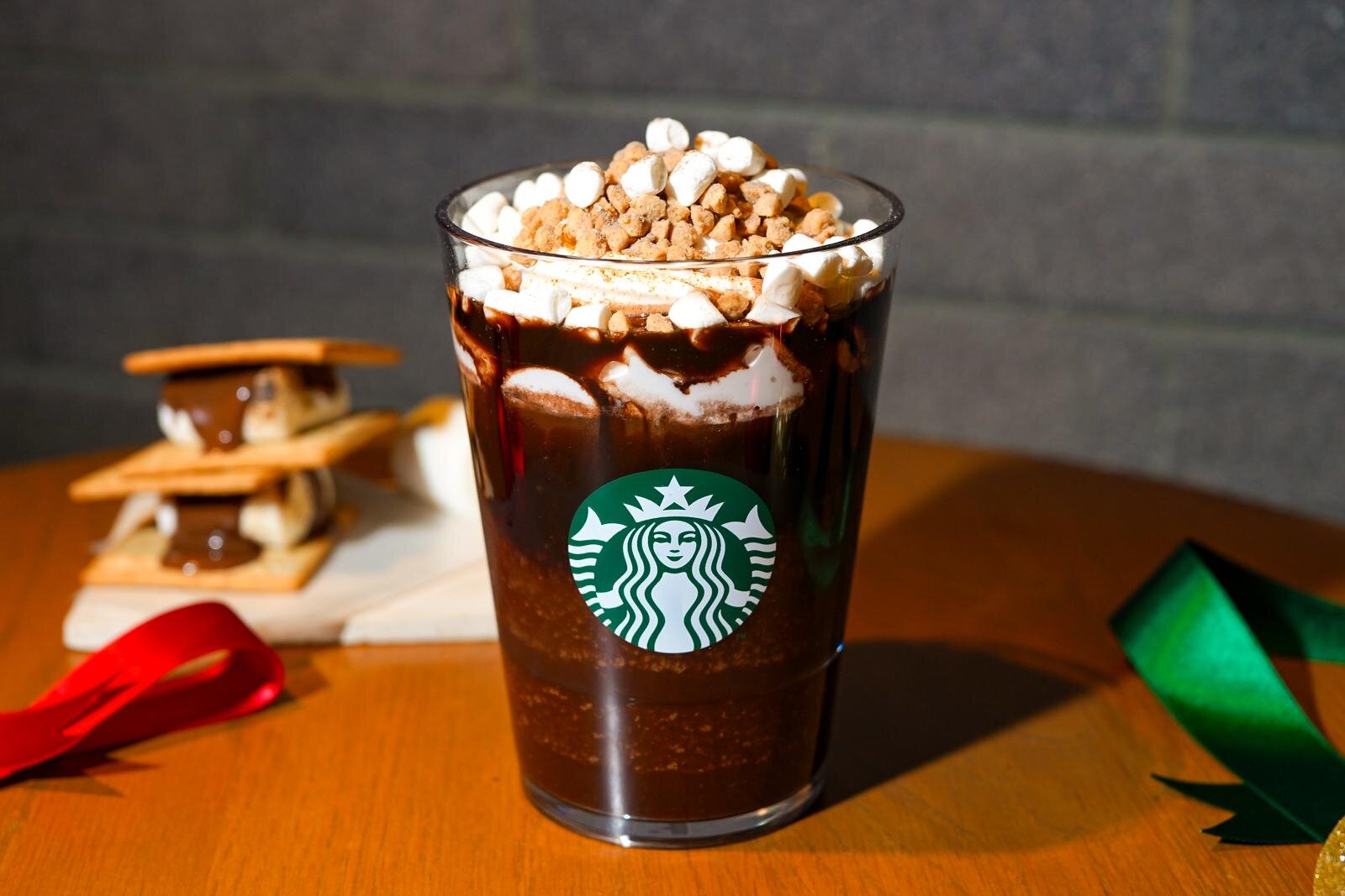 スターバックス(Starbucks Coffee) スモア チョコレート フラペチーノ｜写真7